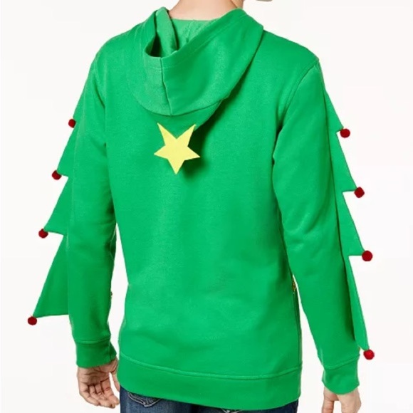American rag Christmas tree hoodie large - Picture 3 of 9